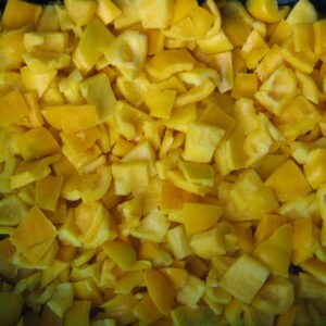 Frozen Yellow Peper Cubes